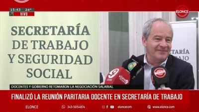Paritaria docente: el gobierno ofreci&oacute; el 3,5% de aumento salarial y se reunir&aacute;n la semana pr&oacute;xima